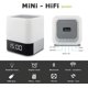 thumbnail image 3 of Altavoz Bluetooth portátil, altavoz LED, lámpara de noche con Control táctil, lámpara de escritorio, luz nocturna que cambia de Color con despertador, 3 of 5