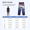 thumbnail image 4 of Fuzoiu Planets Stars And Galaxies Print Men's Pajama Pants,Lounge Pants for Men,Lounge PJ Bottoms,Sleepwear Pants with Drawstring Pockets -Medium, 4 of 6