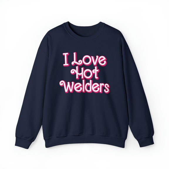 Welder Wife Husband Boyfriend Girlfriend Sweatshirt, Gifts, Crewneck