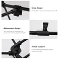 thumbnail image 4 of Universal Camping Chair Footrest, Folding Attachable Leg Rest Recliner Lazy Telescopic Accessories for Outdoor Gardening Fishing Beach Hiking (Black), 4 of 10