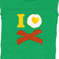 thumbnail image 4 of Inktastic I Love Bacon And Eggs Boys or Girls Baby Bodysuit, 4 of 5