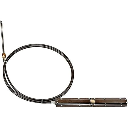 UFLEX M86 Universal Rack and Pinion Steering Cable, Replaces UFLEX, Morse Command 200 or Teleflex SSC124