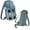 Blue, variant on Touchdog 'Wiggle-Sack' Fashion Designer Front and Backpack Dog Carrier