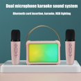 thumbnail image 6 of ZFYXGS Car Mounted Desktop Outdoor Sports Convenient RGB Bluetooth Speaker Home Mini Karaoke Card Voice Prompt Audio Gift 5W With Colored Lights And Two, 6 of 7