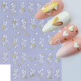thumbnail image 3 of Adhesivos para uñas CNSyBaris, Día de San Valentín, 3D, autoadhesivos, 8 unidades, 3 of 7
