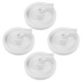 thumbnail image 1 of HEALEEP 4Pcs Dishwasher Wheels Lower Rack Practical Accessory White Plastic for Kitchen, 1 of 8