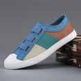 thumbnail image 5 of Men's Colorblock Breathable Canvas Shoes: Versatile & Casual, 5 of 9