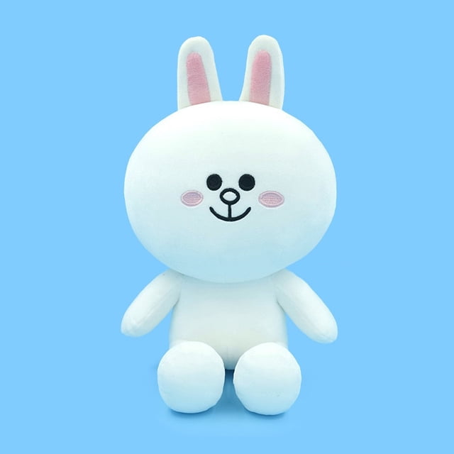 Line Friends-juguete de peluche de oso marrón, Cony, Kawaii, dibujos animados, decoración del hogar, pareja, muñeco de peluche, almohada, cumpleaños, Navidad, niña, regalos para niños Fivean unisex