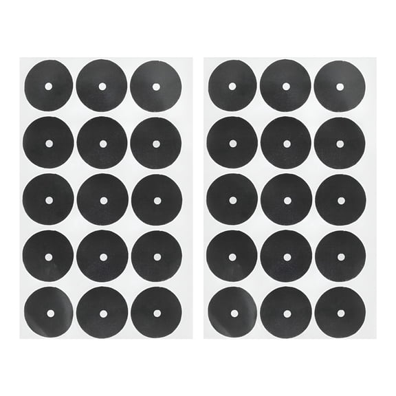 BESTSKY 2 Sheets Billiard Table Black Dot Pool Table Marker Dot Billiard Marking Stickers for Club Use