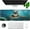 Cute Sea Turtle, variant on Desk Mat, Anime Moon City Night Scene Extended Gaming Mouse Pad Large, 31.5"x11.8" Big Mouse Pad with Non-Slip Base and Stitched Edge, Long Computer Keyboard Mouse Mat for Home Office Work