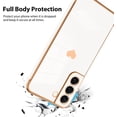 thumbnail image 3 of Compatible with Samsung Galaxy S22 5G Case Love Heart Plating Electroplate Luxury Elegant Case Camera Protector Soft TPU Shockproof Protective Corner Back Cover Galaxy S22 5G Case -White, 3 of 11