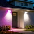 thumbnail image 4 of YANSUN 2-Pack RGBCW Color Changing LED Flood Light with Remote, Dusk to Dawn Sensor, 50W Equivalent, IP66 Waterproof, Black Outdoor Security Lights for Yard, Garden, Patio, 4 of 10