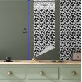 thumbnail image 6 of Ambesonne Cow Print Peel & Stick Wallpaper for Home, Cow Hide Black Spots, 13"x36", Charcoal Grey White, 6 of 6