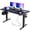 Black, variant on Amadwell 55" Electric Height Adjustable Standing Desk, 27.6" Deep Work Table with Cable Management, Home Office Desk