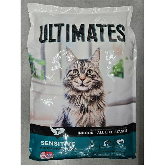 Ultimates 656571 12.5 lbs Sensitive Skin & Stomach Salmon Cat Food