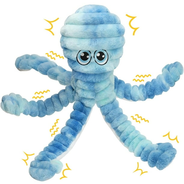 Prime Pets Octopus Juguetes Para Perros Grandes 27 Juguetes Para Perros Extra Grandes, Arrugados Y Chirriantes Para Perros Pequeños, Medianos Y Grandes, Juguete Para Mascotas De Tira Y Afloja, Regalo