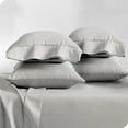 thumbnail image 1 of Bare Home Premium 1800 Ultra-Soft Double Brushed Microfiber Pillowcase Bulk Pack, Standard, 4 Pack, Light Gray, 1 of 5