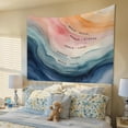 thumbnail image 2 of Coastal Wildflower Tapestry, Flower Field Landscape Tapestries Wall Blanket, Preppy Beach Floral Wall Hanging Decor for Teen Girl Women Home Living Room Bedroom, 2 of 5