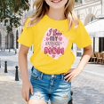 thumbnail image 2 of TZEWGL Cute Shirt For Kid Bouquet Cute Printed Solid Color Short Sleeve Clothes For Kids size 7-8T, 2 of 4