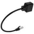 thumbnail image 4 of Adaptateur Ethernet RJ45 Mâle vers Double RJ45 Femelle, Prise Modulaire, 4 of 6