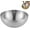 Silver,15 * 7.3cm, variant on Thick Stainless Steel Mixing Salad Bowl, Stainless Steel Mixing Bowls, Professional Stainles Steels Baking Bowl, For Salad Noodle Food (Gold,15 * 7.3cm)