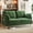 Green, variant on BedLuxury 47'' Wide Loveseat, 2-seat Chenille sofa with 2 Pillows for Living Room and Small Spaces, Dark Grey