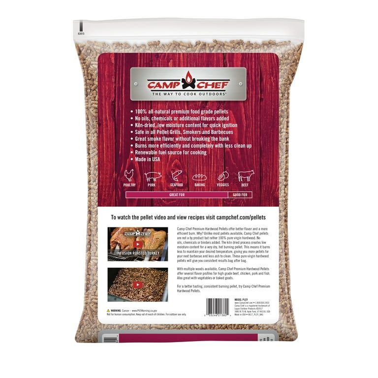 Camp Chef Cherry Wood Smoke Pro Premium Hardwood Pellets Walmart