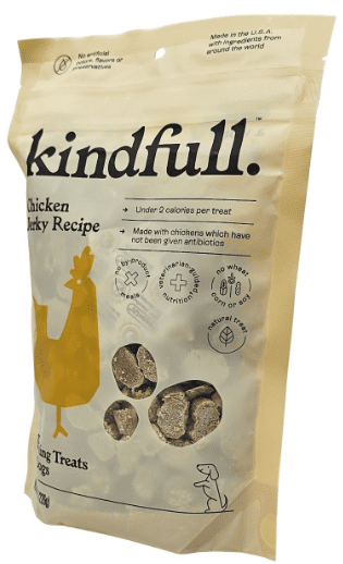 Kindfull Chicken Jerky Training Treats for Dog, 8 Ounce (Pack of 2)