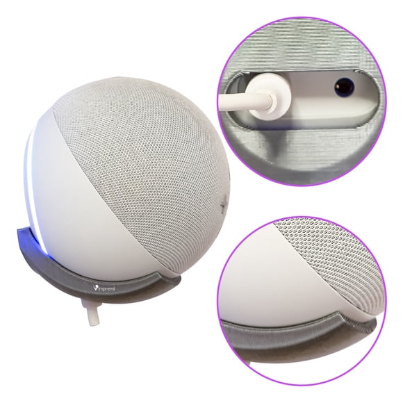 Soporte Pared para Alexa Echo Dot 4Ta y 5Ta Gen Impremli