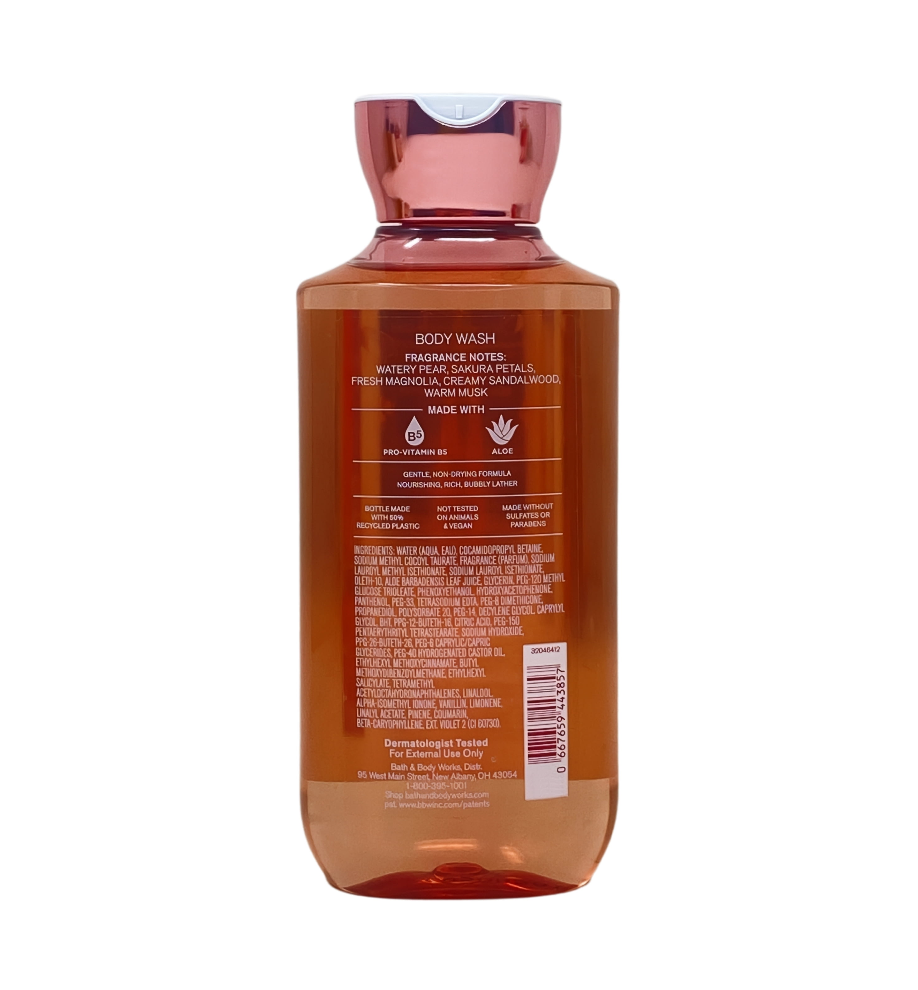 Bath & Body Works Forever Cherry Blossom 3 Body Washes with a Zen Garden Bar Soap