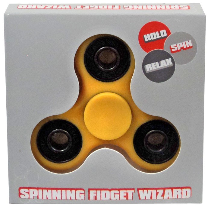 Spinning Fidget Wizard Yellow Spinner