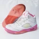 thumbnail image 5 of A i r-Jor-dan 5 Retro WNBA 'Pinksicle' 'Safety Orange' 440892-168 Sz 7Y (NO INSOLES, 5 of 6