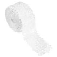 thumbnail image 3 of Uxcell 2.2 Yards 2 Inch Elastic Sequins Trim 5 Row Flat Sequin Strip Sequins Fabric Ribbon for Sewing White, 3 of 5