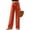 *Orange, variant on ClodeEU Women's High Waisted Wide Leg Pants,Casual Loose Elastic Waist Trousers With Pockets Pink,Womens Plus M
