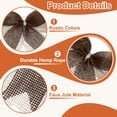 thumbnail image 5 of 4 Inch Mini Burlap Bows for Crafts Handmade Bow Knot Pre-Tied Bowknot Beige/Brown, 24 Pcs, 5 of 6
