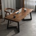 thumbnail image 2 of Computer Coffee Office Desk Writing Workbench Console Meeting Corner Drafting Office Desk Laptop Scrivania Legno Furniture HDH My Lux Decor Round, 2 of 7