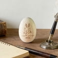 thumbnail image 6 of Personalized Musical Easter Egg Shaker 2026, Wooden Easter Eggs, First Easter Gifts, Easter Gift for Chlid, Easter Basket Stuffers, Birthday Gift Idea,C, 6 of 8