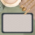 thumbnail image 1 of Ensemble de Table Rétro Cuir Impression Maison Isolation Étanche Ensemble de Table Hôtel Antidérapant Tapis Cuisine Occidentale, 1 of 8