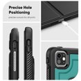 thumbnail image 7 of FJLBDE Case for iPad Pro 11 Inch (M4 2024/M5 2025), 360 Rotating Stand iPad Protective Case Cover with Auto Wake/Sleep, Green, 7 of 7