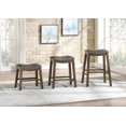 thumbnail image 3 of Topline Home Furnishings Stool, Faux Leather, 3 of 5