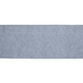 thumbnail image 2 of FRENCH BLUE ECO-FRIENDLY CHAMBRAY FINE RIBBED TABLE RUNNER 13x72, 2 of 4