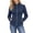 Blue jacket, variant on Womens Faux Suede Jackets Slim Fitted Casual Cropped Zipper Biker Moto Jacket Fall Coats