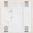 thumbnail image 4 of Luckyn 4 Pcs Chrome Mirror Wall Hanging Fixing Kit Frameless Clips Mounting Hanger Clamp, 4 of 9