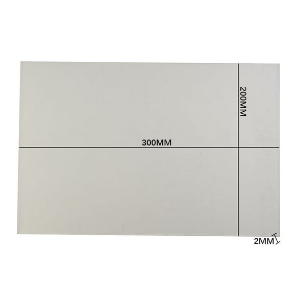 Clear Acrylic Sheet 2/3mm Thick 200mm×300mm Plastic Sheet PVC Sheet Panel For Picture Frame Glass Replacement Project Display