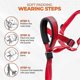 thumbnail image 2 of Dog Head Halter With Safety Strap, Dog Head Collar With Reflective Strap, No-pull Dog Collar Adjustable Dog Harness Training, 2 of 5