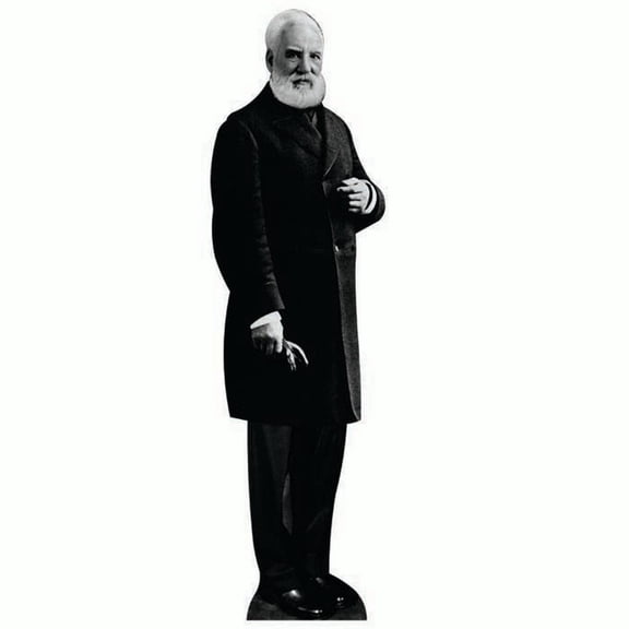 H52034 Alexander Graham Bell Cardboard Cutout