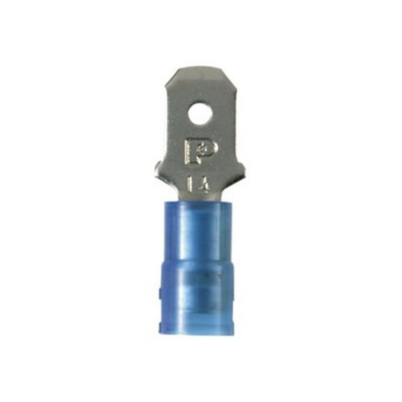 Panduit Male Disconnect, Blue, 16-14AWG, PK100 DNF14-250M-C