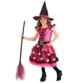 thumbnail image 1 of Girls Pink Light Up Witch, 1 of 9