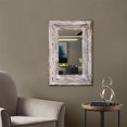 thumbnail image 3 of (91.44*60.96*5.08)Cm Artisasset Iron Wall Mirror Decorative Mirror Antique White, 3 of 10