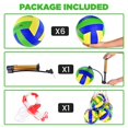 thumbnail image 2 of Set de voleibol ELKCIP, paquete de 6 unidades, tamaño 5, suave e impermeable, 2 of 6